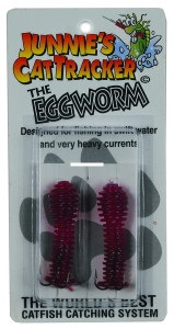 Junnie's Egg Worm - .33oz Purple 2pk