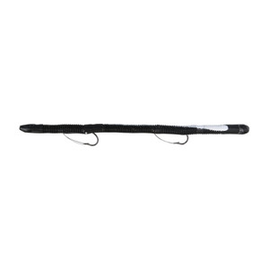 K&E Bass Stopper Weedless - 5.5'' Black/White 1pk