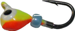 K&E Pelkie Tungsten Jighead - #14 OrgChartreuse