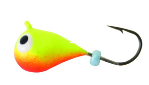 K&E Pelkie Tungsten Jighead - #8 Org Chartreuse