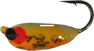 K&E Tungsten Moon Jig - #10 Org.Glow 1pk