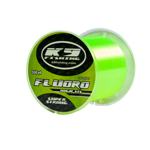 K9 Fishing Hi-Vis Fluoro - 8 lb 550 yd