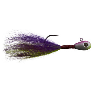 Kalins GE Hair Jig; Stinger - 1/2oz 2/0 Purple/Chartreuse - GEB12-PC