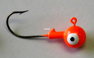 Kalins Roundhead Jighead - 1/32oz Orange 10pk