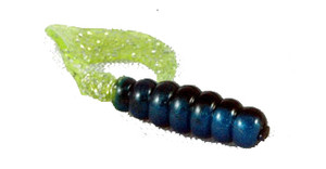 Kalins TripleThreat Grub 2'' - Black n Blue/Chart 10pk