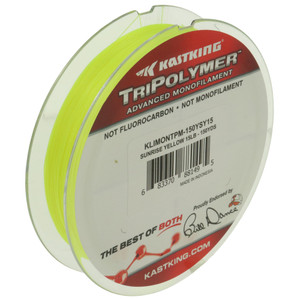 KastKing TriPolymer Mono - 150 yd Sunrise Yellow 15 lb