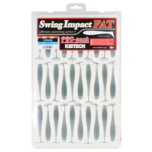 Keitech FatSwingImpact ProPk - 3.8'' Sexy Shad 30pk