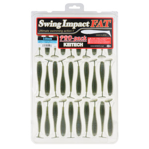 Keitech FatSwingImpact ProPk - 3.8'' Smallmouth Magic 30pk