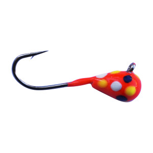 Kenders D-Style Jig Tung - 1/32oz #10 RdWhtYlwBluSptGlw