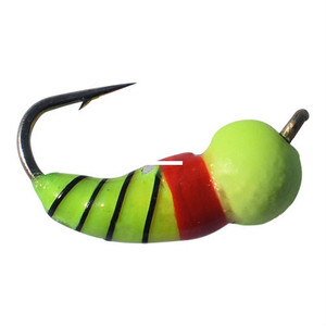 Kenders Skud Jig - #8 Chartreuse/Red