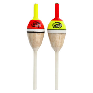 Eagle Claw - Lazer Sharp - Balsa - Slip Oval 7/8'' Red/Cht 2pk