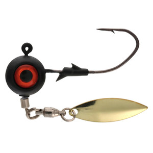 Eagle Claw - Lazer Sharp - PrV EEye Usp BallHd - 1/4oz 3/0 Matte Black 2pk
