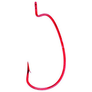 Eagle Claw - Lazer Sharp - Widegap Worm - 1/0 Red