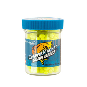 Leland Crappie MagSlab Bites - Chartreuse 1Jar