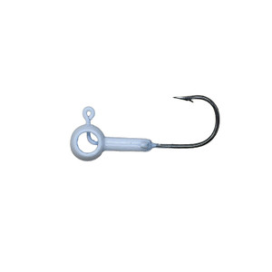 Leland Eyehole Round Jighead - 1/16oz Wht