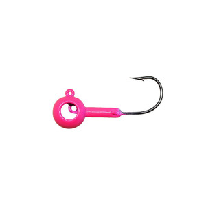 Leland Eyehole Round Jighead - 3/16oz Pink