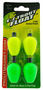 Leland E-Z Panfish Floats - Pear 1.25'' Slotted .75''d