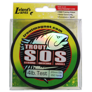 Leland Line Trout SOS - 4 lb Green