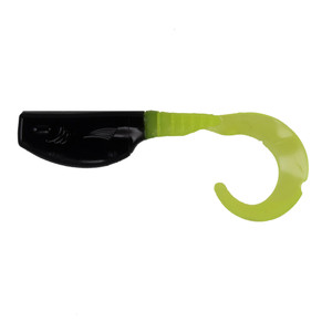 Leland Slab Curly - Black/Chartreuse 12pk