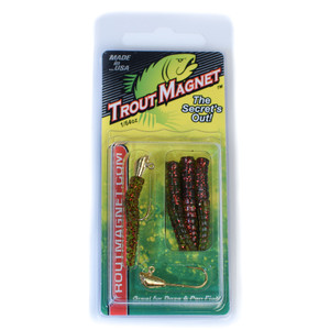 Leland Trout Magnet - Green/Red Flake1/64oz 9pk