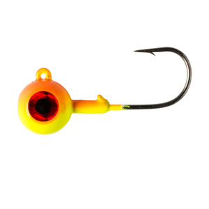 Lindy BMAXX Jighead - 1/2oz Orange Hot Yellow 2pk