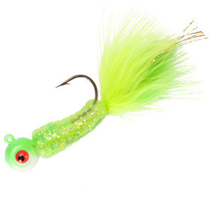 Lindy Fuzz E Grub - 1/4oz 2'' Lighting Lime 2pk
