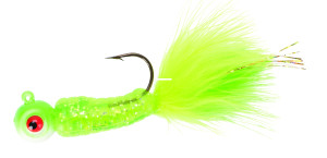 Lindy Fuzz E Grub - 1/8oz 2'' Lighting Lime 2pk