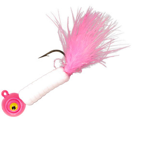 Lindy Fuzz E Grub - 1/8oz 2'' Pink White 2pk