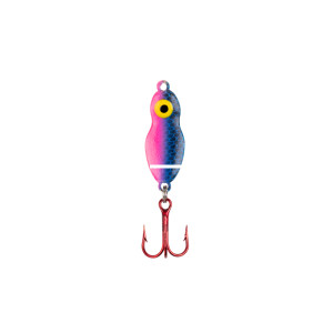 Lindy Ice FrosteeJigginSpoon - 1/16oz 5/8 Rainbow Glo