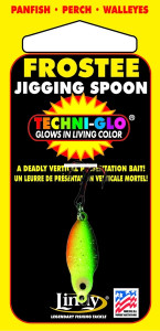 Lindy Ice FrosteeJigginSpoon - 1/16oz Tg Red