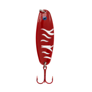 Lindy Ice Quiver Spoon - 1/16oz 1'' Red Tiger