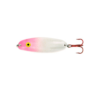 Lindy Ice QuiverSpoon - Rattln - 1/4oz Pink Glow/Gold - LRQSP562