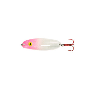 Lindy Ice QuiverSpoon - Rattln - 1/8oz Pink Glow/Gold