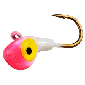 Lindy Ice Tungsten Toad - #12 Pink/Glow 1pk