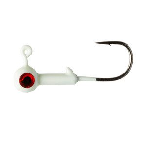 Lindy Lead Free Jig - 1/16oz White Glow 2pk - LJGLF2209