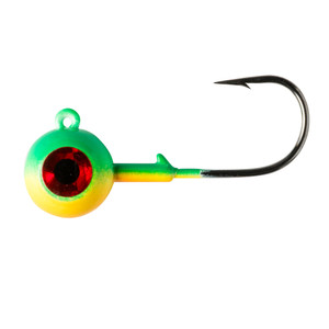 Lindy Lead Free Jig - 1/2oz Perch Glow 2pk - LJGLF7208