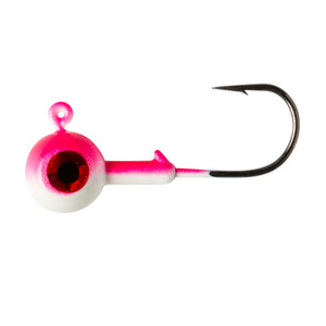 Lindy Lead Free Jig - 1/4oz Hot Pink Glow 2pk - LJGLF5204