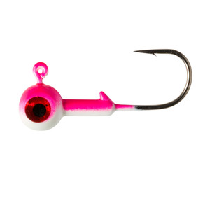 Lindy Lead Free Jig - 1/8oz Hot Pink Glow 2pk - LJGLF3204