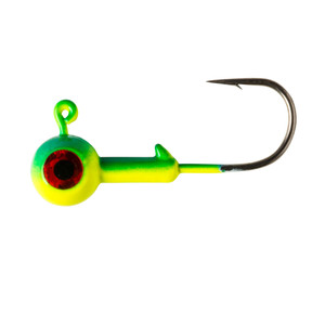 Lindy Lead Free Jig - 1/8oz Lime Hot Yellow 2pk - LJGLF3206
