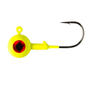 Lindy Lead Free Jig - 3/8oz Hot Yellow 2pk - LJGLF6205