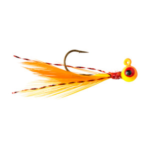 Lindy Lead Free LittleNipper - 1/64oz Orange Hot Yellow 2pk - LLNLF0214