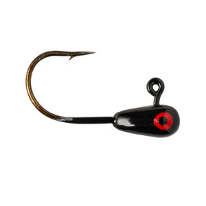 Lindy Lead Free LiveBait Jig - 1/16oz Black 2pk - LLBJLF2200