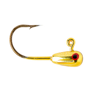 Lindy Lead Free LiveBait Jig - 1/16oz Gold Plated 2pk - LLBJLF2203