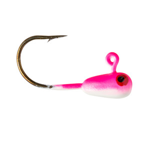 Lindy Lead Free LiveBait Jig - 1/16oz Hot Pink Glow 2pk - LLBJLF2204