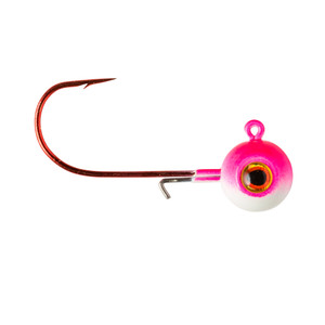 Lindy Lead Free Max Gap Jig - 1/4oz Hot Pink Glow 2pk - LMAXLF5204