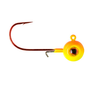 Lindy Lead Free Max Gap Jig - 1/4oz Orange Hot Yellow 2pk - LMAXLF5214