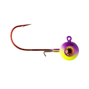 Lindy Lead Free Max Gap Jig - 1/4oz Purple Chartruese 2pk - LMAXLF5211