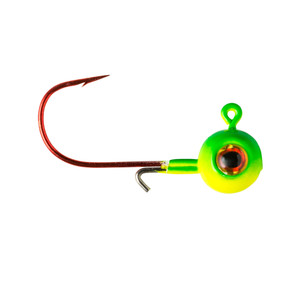 Lindy Lead Free Max Gap Jig - 1/8oz Lime Hot Yellow 2pk - LMAXLF3206