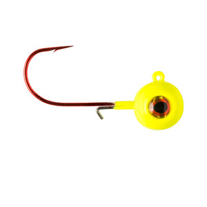 Lindy Lead Free Max Gap Jig - 3/8oz Hot Yellow 2pk - LMAXLF6205