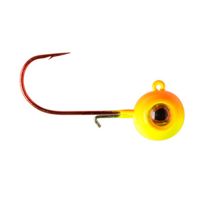 Lindy Lead Free Max Gap Jig - 3/8oz Orange Hot Yellow 2pk - LMAXLF6214